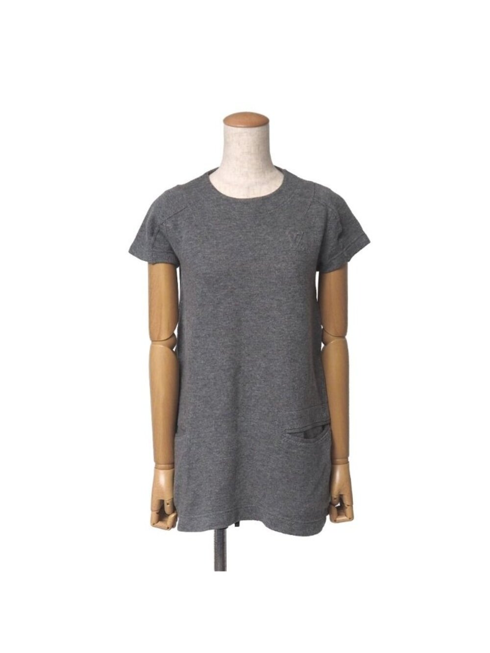 Louis Vuitton Knit LV Short Sleeve Tunic Top Sweater